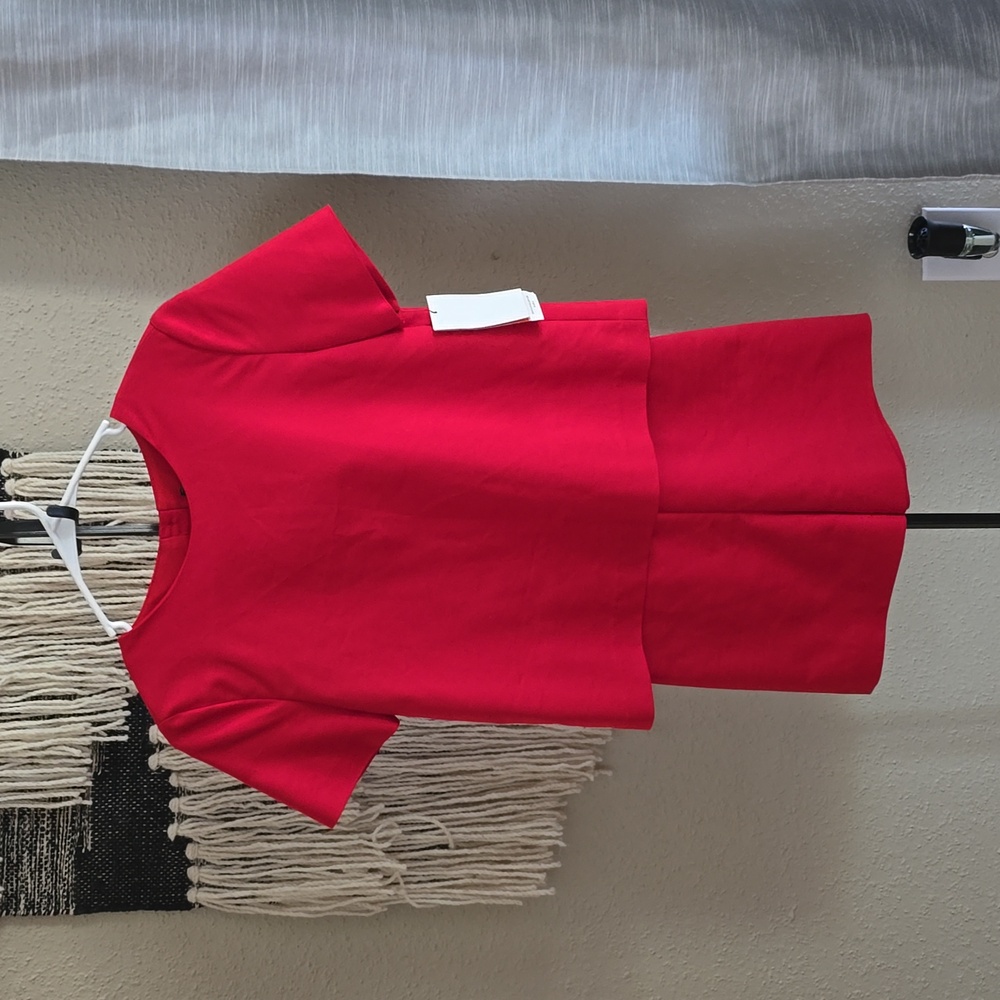 Zara Bold Red Romper XS NWT